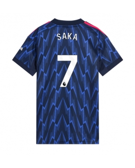 Billige Fotballdrakt Arsenal Bukayo Saka #7 Replika Bortedrakt Dame 2025-26 Kortermet Billige Fotballdrakt Arsenal Bukayo Saka #7 Replika Bortedrakt Dame 2025-26 Kortermet